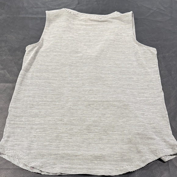 Rose & Olive Black and White Striped Tank Top - Picture 4 of 4